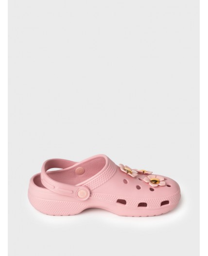Сабо для девочек розовый