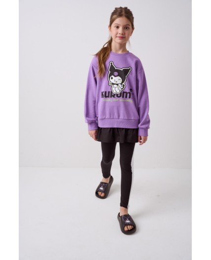 Сабо для девочек черный