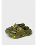 Сабо для мальчиков хаки