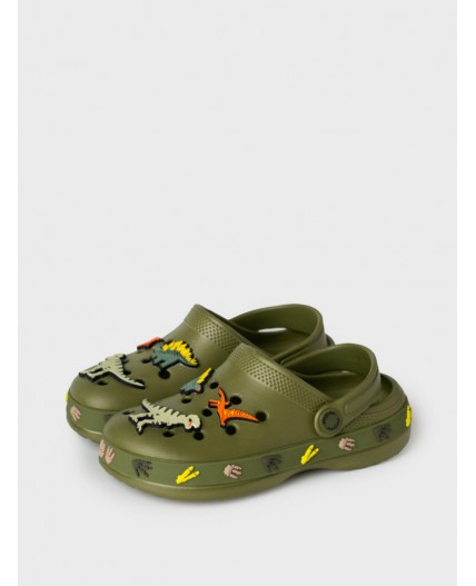 Сабо для мальчиков хаки