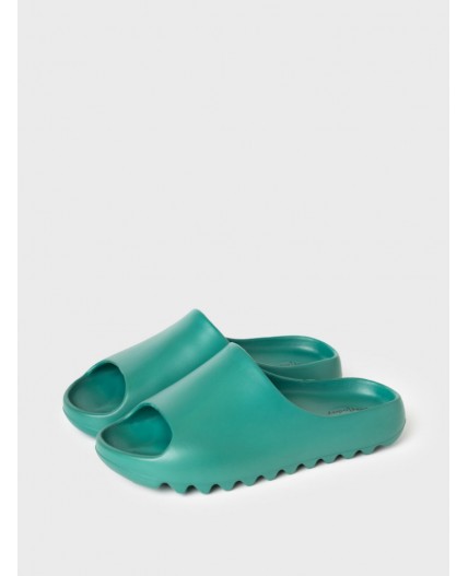 Сабо для мальчиков темно-зеленый