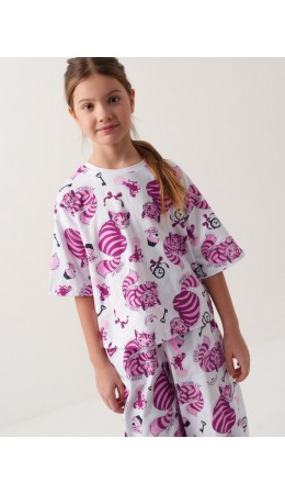 Пижама трикотажная для девочек multicolor