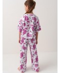 Пижама трикотажная для девочек multicolor