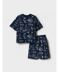 Пижама трикотажная для мальчиков white, dark blue