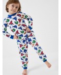 Пижама текстильная для мальчиков multicolor