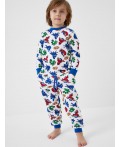 Пижама текстильная для мальчиков multicolor