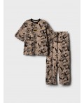 Пижама трикотажная для мальчиков beige, black