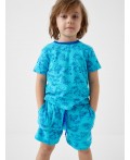 Пижама текстильная для мальчиков dark blue, light blue