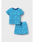 Пижама текстильная для мальчиков dark blue, light blue