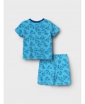 Пижама текстильная для мальчиков dark blue, light blue