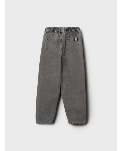 Брюки текстильные джинсовые для мальчиков black