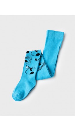 Колготки детские трикотажные для мальчиков black, white, light blue