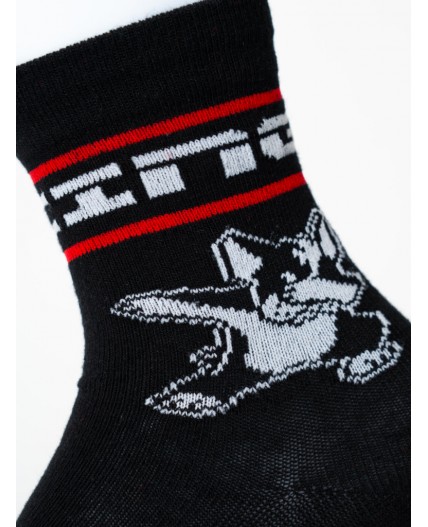 Носки трикотажные для мальчиков, 3 пары в комплекте white, black, red