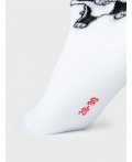 Носки трикотажные для мальчиков, 3 пары в комплекте white, black, red