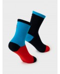 Носки трикотажные для мальчиков, 2 пары в комплекте bright blue, red, dark blue