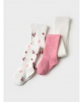 Колготки детские трикотажные для девочек, 2 пары в комплекте multicolor