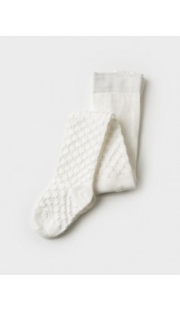 Колготки детские трикотажные для девочек white