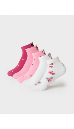 Носки трикотажные для девочек, 5 пар в комплекте multicolor