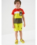 Шорты трикотажные для мальчиков, 2 шт в комплекте dark green, light green