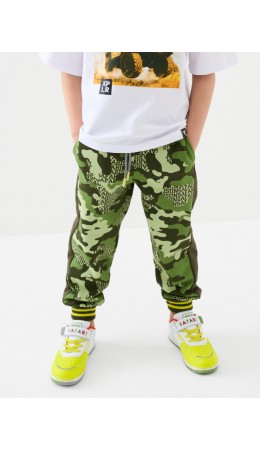 Брюки трикотажные для мальчиков dark green, green, light green