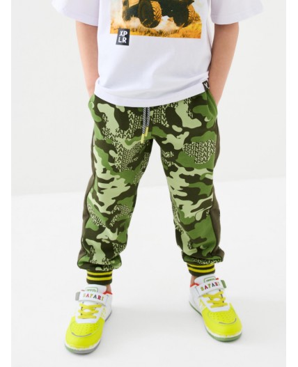 Брюки трикотажные для мальчиков dark green, green, light green