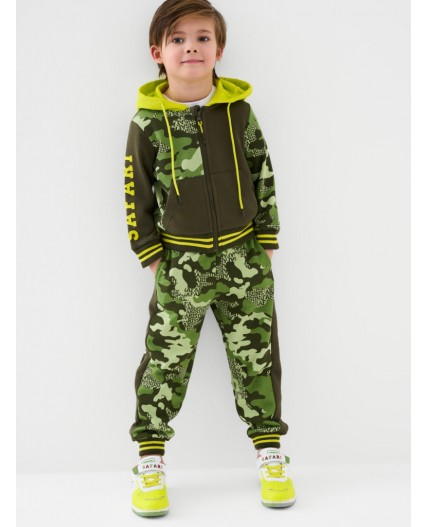 Брюки трикотажные для мальчиков dark green, green, light green