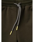 Брюки трикотажные для мальчиков dark green