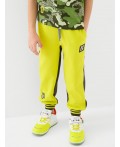 Брюки трикотажные для мальчиков dark green, light green