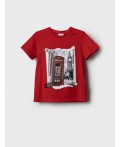 Фуфайка трикотажная для девочек (футболка) white, red, black