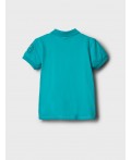 Джемпер трикотажный с воротником поло для мальчиков white, turquoise