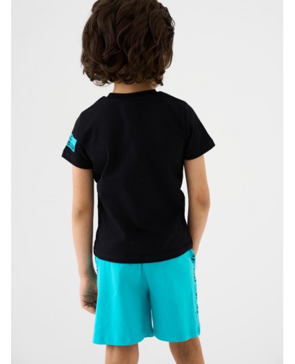 Шорты трикотажные для мальчиков, 2 шт в комплекте turquoise, light green