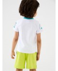 Шорты трикотажные для мальчиков, 2 шт в комплекте turquoise, light green