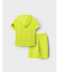 Комплект трикотажный для мальчиков: джемпер (футболка), шорты white, light green