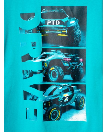 Комплект трикотажный для мальчиков: фуфайка (футболка), шорты black, turquoise
