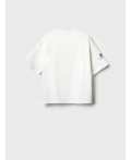 Фуфайка трикотажная для мальчиков (футболка) white