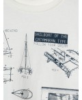 Фуфайка трикотажная для мальчиков (футболка) white