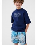 Джемпер трикотажный для мальчиков (футболка) dark blue