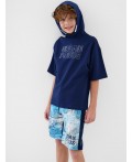 Джемпер трикотажный для мальчиков (футболка) dark blue