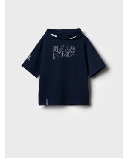Джемпер трикотажный для мальчиков (футболка) dark blue