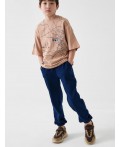 Брюки трикотажные для мальчиков dark blue