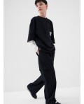 Брюки трикотажные для мальчиков black