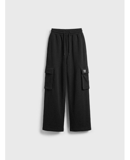 Брюки трикотажные для мальчиков black