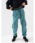 Брюки трикотажные для мальчиков black, grey