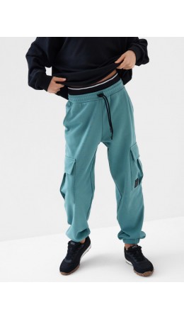 Брюки трикотажные для мальчиков black, grey