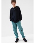 Брюки трикотажные для мальчиков black, grey