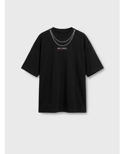 Фуфайка трикотажная для мальчиков (футболка) black