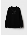 Толстовка трикотажная для мальчиков black