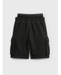 Шорты трикотажные для мальчиков black