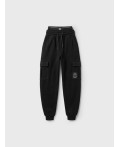 Брюки трикотажные для мальчиков black