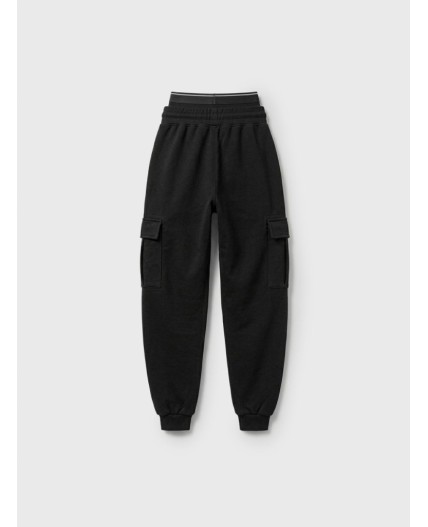 Брюки трикотажные для мальчиков black